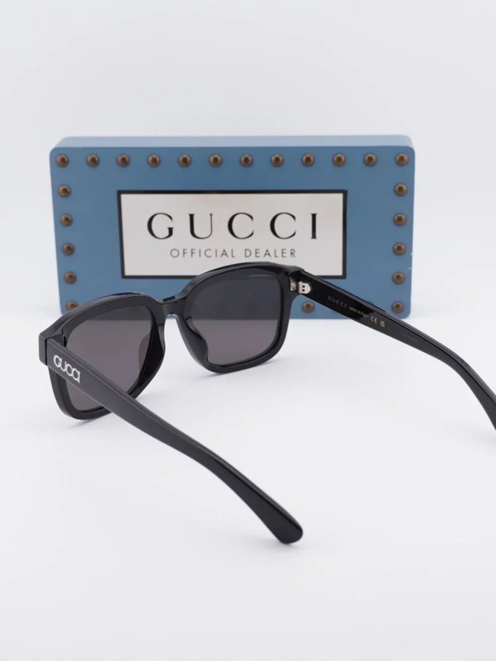 Gucci GG1798SA 001 Square Sunglasses - Black/Grey